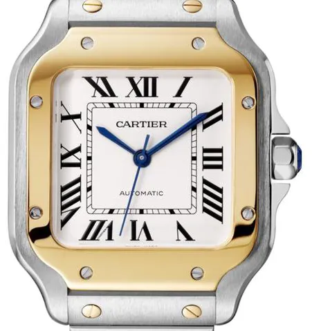 Cartier Santos W2SA0016 35mm Gold/steel