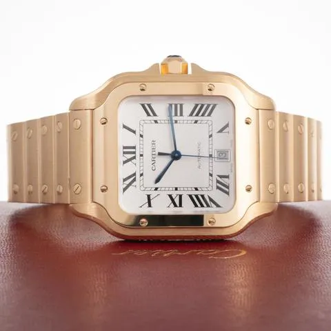 Cartier Santos WGSA0029 9.8mm Yellow gold Silver 4