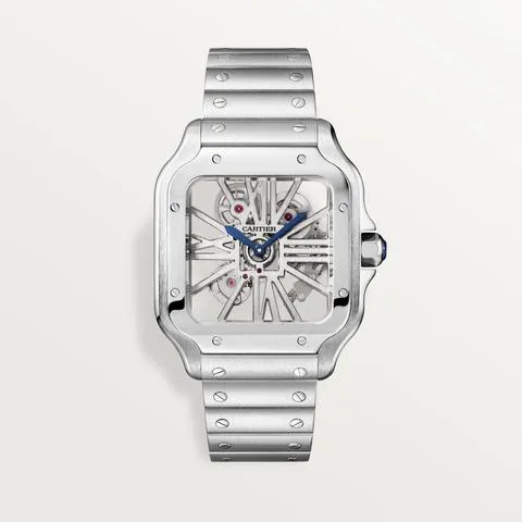 Cartier Santos WHSA0015 40mm Stainless steel Transparent