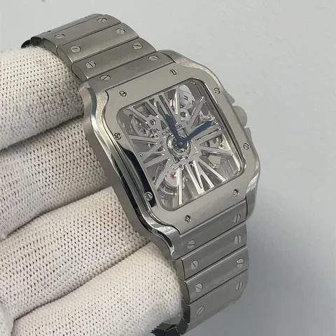 Cartier Santos WHSA0015 40mm Stainless steel Transparent