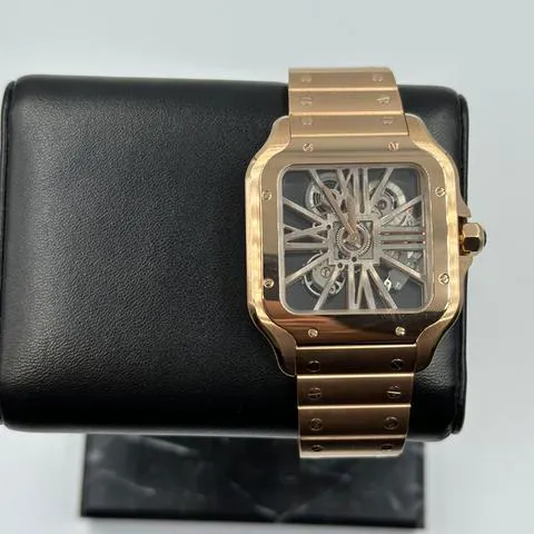 Cartier Santos WHSA0016 40mm Rose gold Skeletonized 13