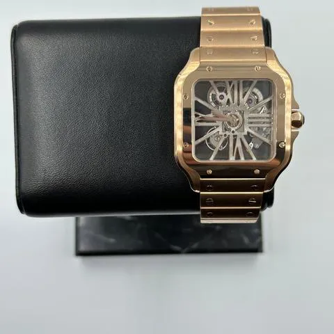 Cartier Santos WHSA0016 40mm Rose gold Skeletonized 14