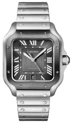 Cartier Santos WSSA0037 40mm Stainless steel Gray