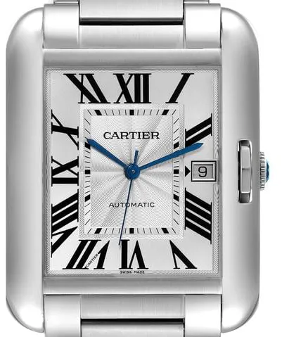 Cartier Tank Anglaise w5310008 47mm Stainless steel Silver