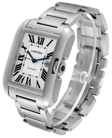 Cartier Tank Anglaise w5310008 47mm Stainless steel Silver 4