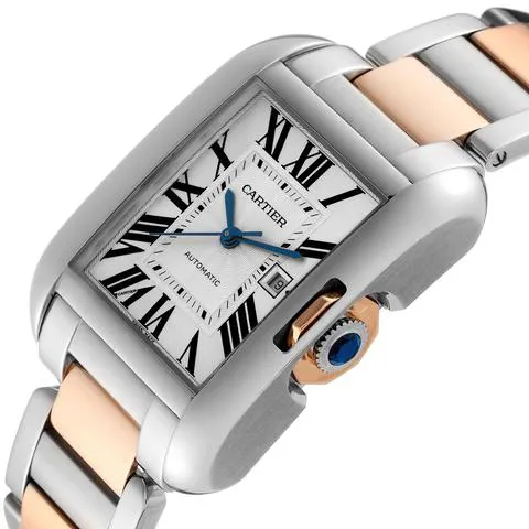 Cartier Tank Anglaise W5310037 39mm Yellow gold and Stainless steel Silver 5