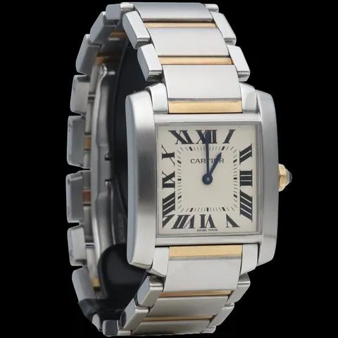 Cartier Tank Française 3751 25mm Yellow gold and Stainless steel Silver 5