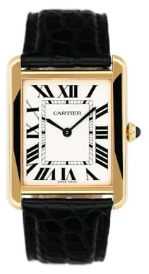 Cartier Tank Solo W5200025 35mm Yellow gold and Stainless steel Silver