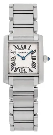 Cartier Tank W51008Q3 20mm Stainless steel Silver