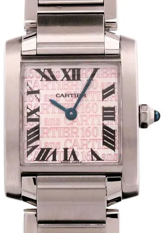 Cartier Tank W51035Q3 20mm Stainless steel Rose