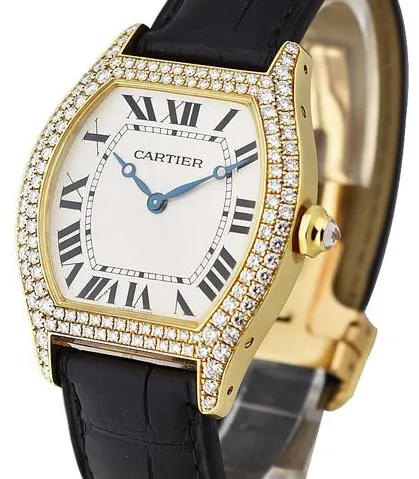 Cartier Tortue WA503751 34.5mm Yellow gold and 18k yellow gold Silver