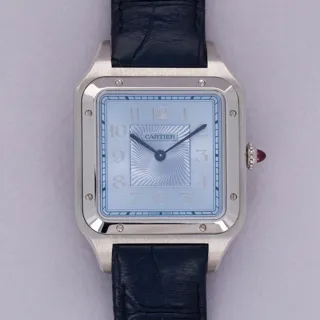 Cartier Santos Dumont WGSA0050 Platinum Blue