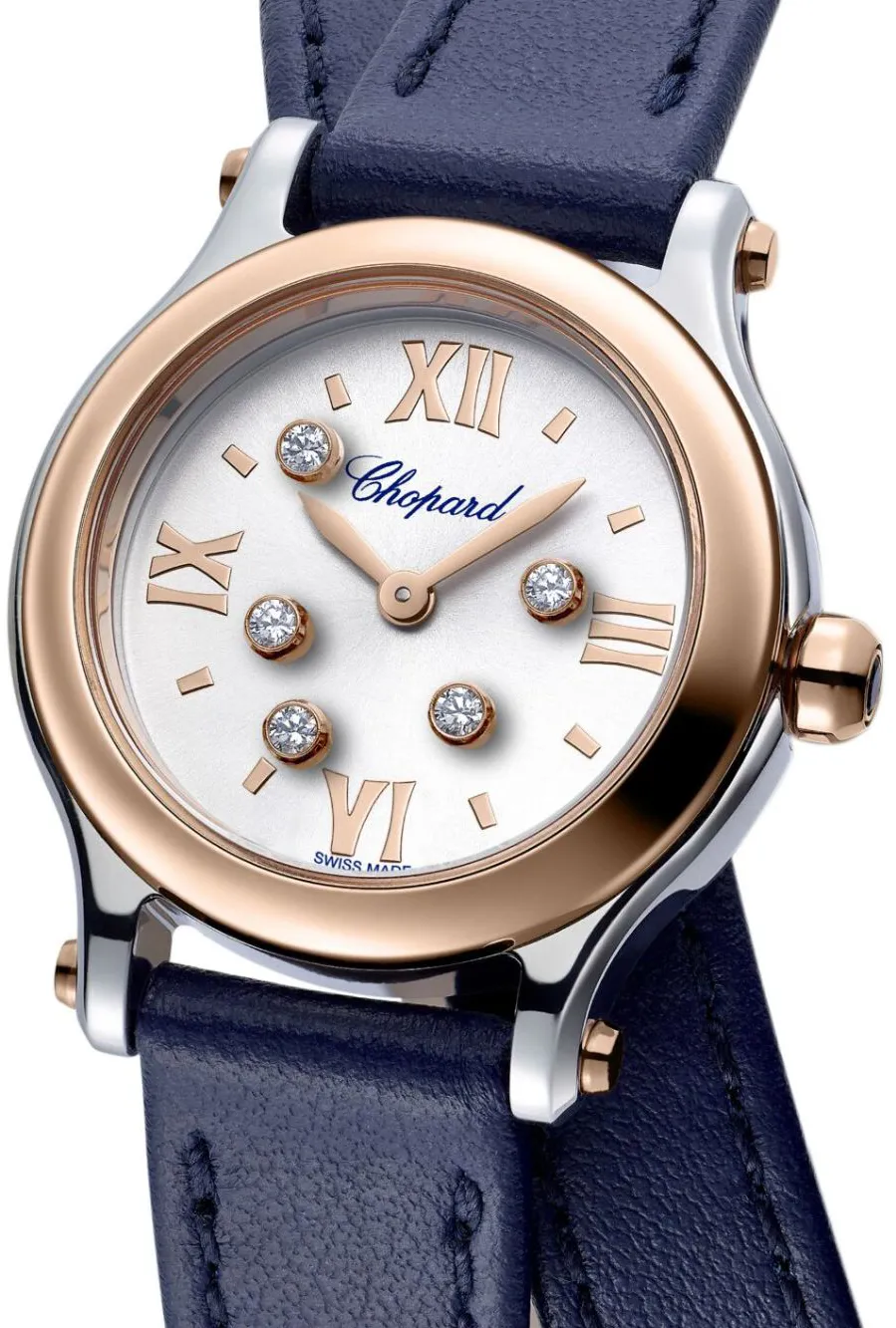 Chopard Happy Sport 278620-6001 25mm Rose gold and Stainless steel Silver 4