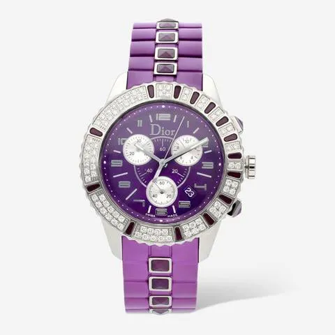 Dior Christal CD11431JR001 38mm Stainless steel Purple