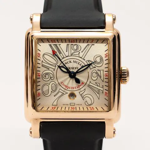 Franck Muller Conquistador Cortez 10000 L 32mm Rose gold Silver 1