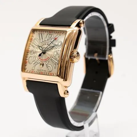 Franck Muller Conquistador Cortez 10000 L 32mm Rose gold Silver 2