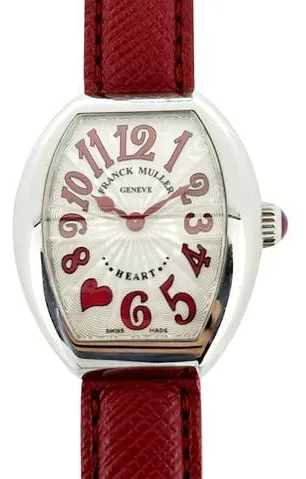 Franck Muller Heart 5002SQZC7HJRED 25mm Silver