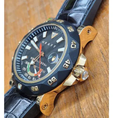 Graff SG47P 47mm Rose gold Black 1