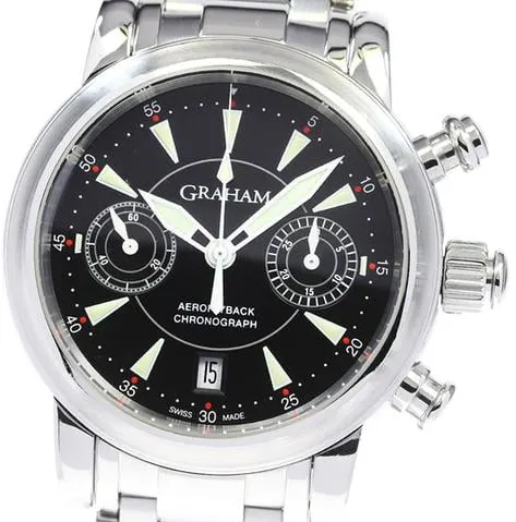 Graham 2AFAS 41mm Stainless steel Black