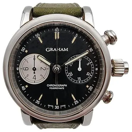 Graham 2LIAS 42mm Stainless steel Black