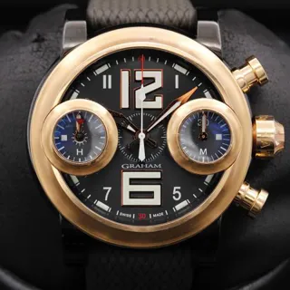 Graham Swordfish 2SWASBR.B21A.K06B 46mm Rose gold Black