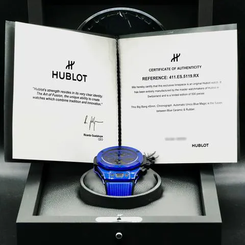 Hublot Big Bang 411.ES.5119.RX 45mm Blue Ceramic Skeleton 4