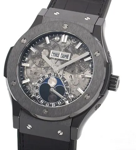 Hublot Classic Fusion Aerofusion 517.CX.0170.LR 45mm Black ceramic Skeletonized