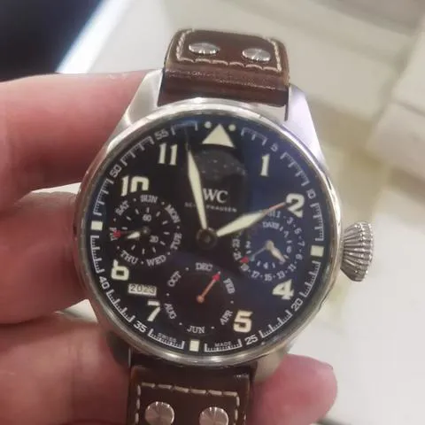 IWC Big Pilot IW503801 46mm Stainless steel Brown