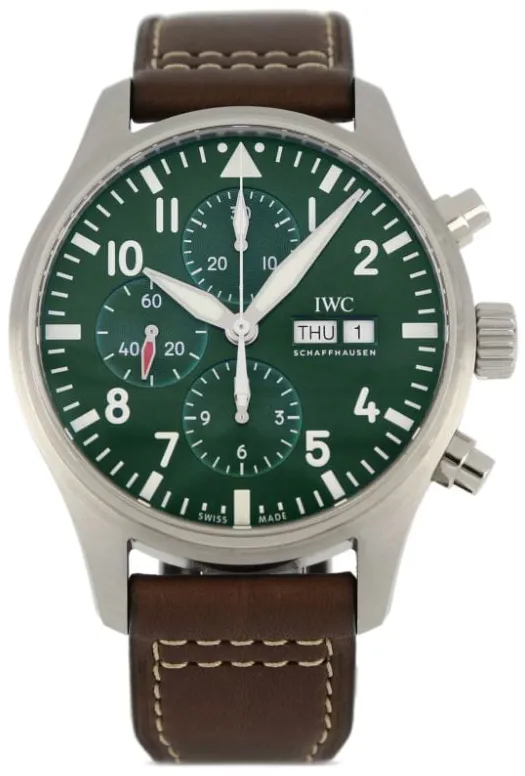 IWC Pilot 2470208022024 43mm Stainless steel Green