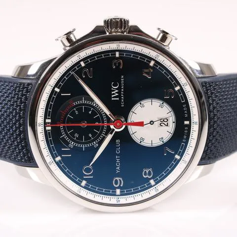 IWC Portugieser IW390704 44.5mm Stainless steel Blue 5