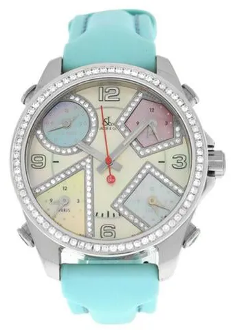 Jacob & Co. Five Time Zone JCM24DA 40mm Steel Mother-of-pearl