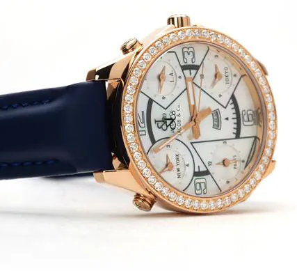 Jacob & Co. Five Time Zone JC-9 47mm Rose gold Mother-of-pearl 2