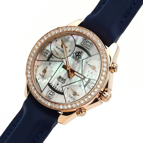 Jacob & Co. Five Time Zone JC-9 47mm Rose gold Mother-of-pearl 4