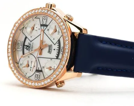 Jacob & Co. Five Time Zone JC-9 47mm Rose gold Mother-of-pearl 5