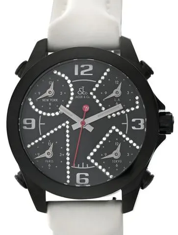 Jacob & Co. Five Time Zone JCM-2BCDA 40mm Stainless steel Black