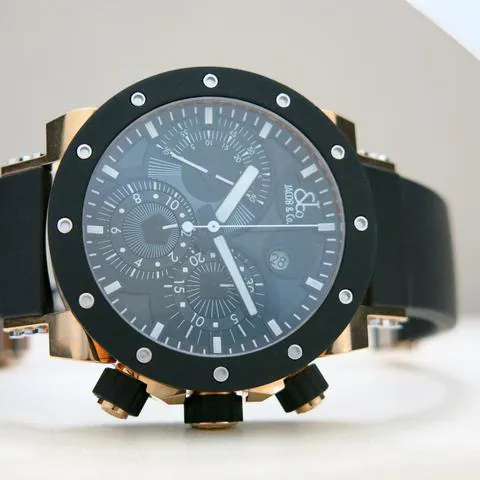 Jacob & Co. E2RGCP 47mm Rose gold Black 4