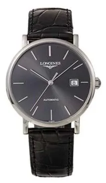 Longines Elegant L4.910.4.72.2 39mm Stainless steel Gray