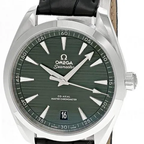 Omega Aqua Terra 220.13.41.21.10.001/22013412110001 41mm Stainless steel Green