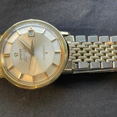 Omega Constellation 168.005 35mm Yellow gold and Stainless steel Champagne