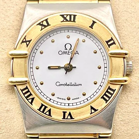 Omega Constellation 795.1080 23mm Yellow gold and Stainless steel White