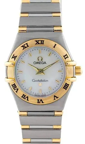 Omega Constellation 795.1203 24mm Yellow gold and Stainless steel White