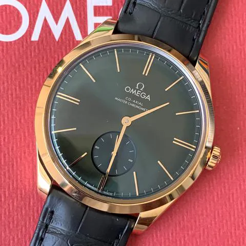 Omega De Ville 435.53.40.21.10.001 40mm Yellow gold Green