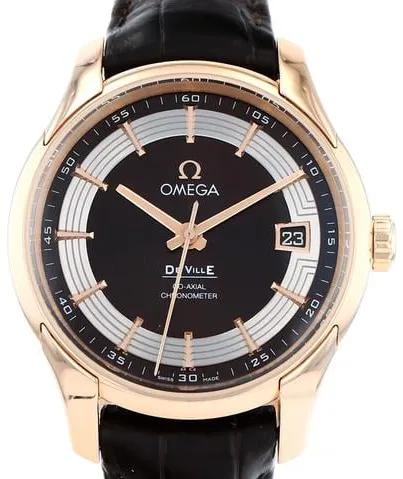 Omega De Ville Hour Vision 431.63.41.21.13.001 41mm Rose gold Brown