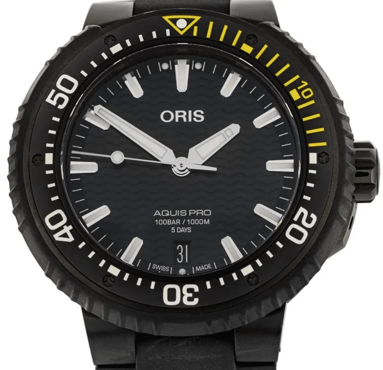 Oris Aquis 7767 49.5mm Titanium Black