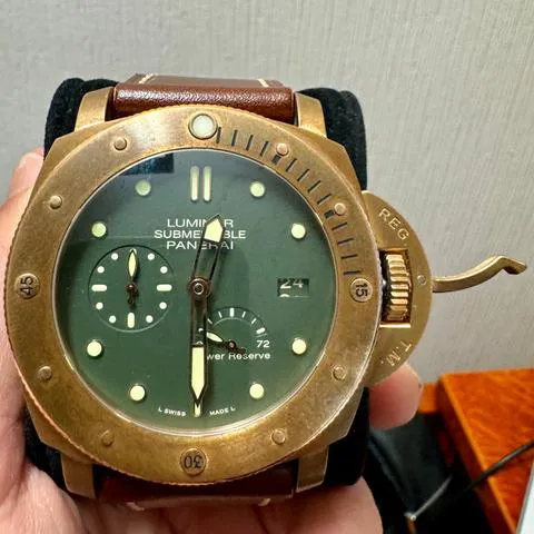 Panerai Submersible PAM 00507 47mm Bronze Green 10