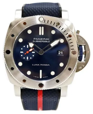 Panerai Submersible PAM 01391 44mm Stainless steel Blue