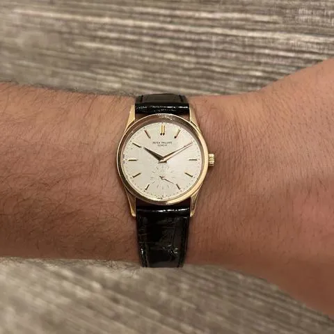 Patek Philippe Calatrava 3796J 30.5mm Yellow gold Silver