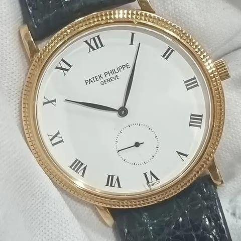 Patek Philippe Calatrava 3919J 33mm Yellow gold White 1