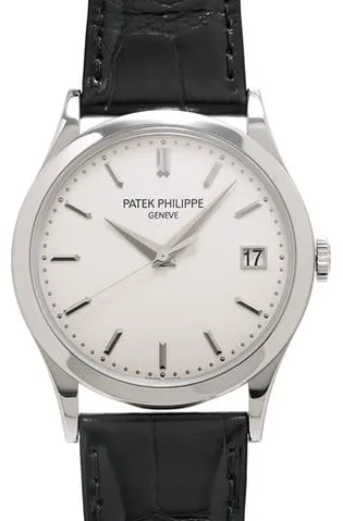 Patek Philippe Calatrava 5296G-001 38mm White gold Silver