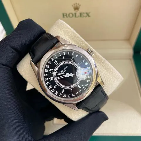 Patek Philippe Calatrava 6006G-001 39mm White gold Black